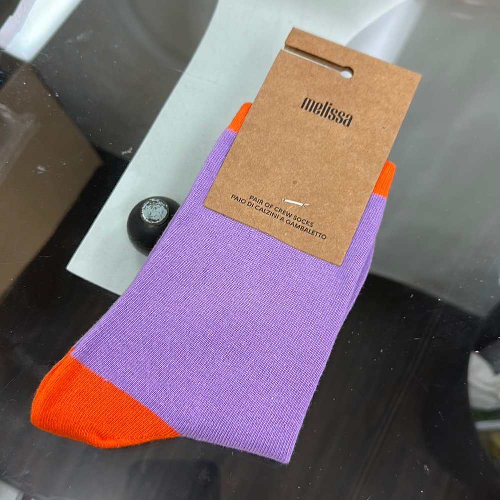 Melissa purple crew socks (4 pairs)